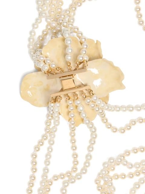 Valentino Garavani Fleur Lumineuse necklace - Neutrals - zdjęcie produktu nr 2