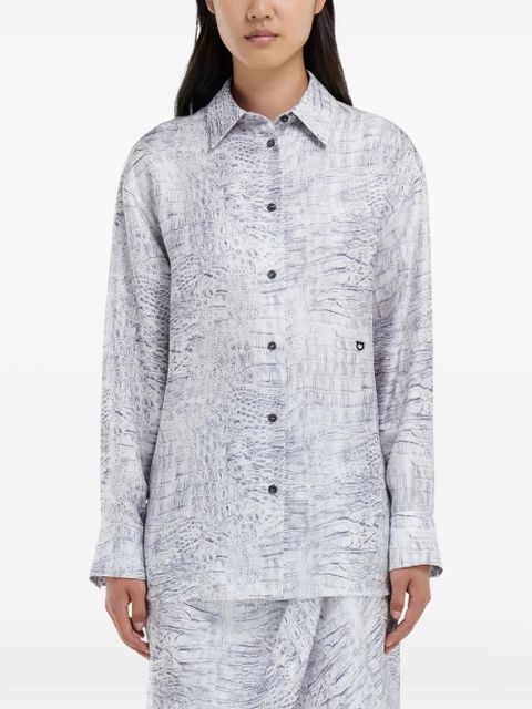 Ferragamo georgette shirt - White - zdjęcie produktu nr 2