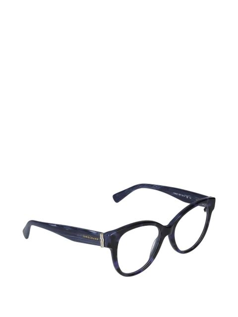 Longchamp cat-eye eyeglasses - Blue