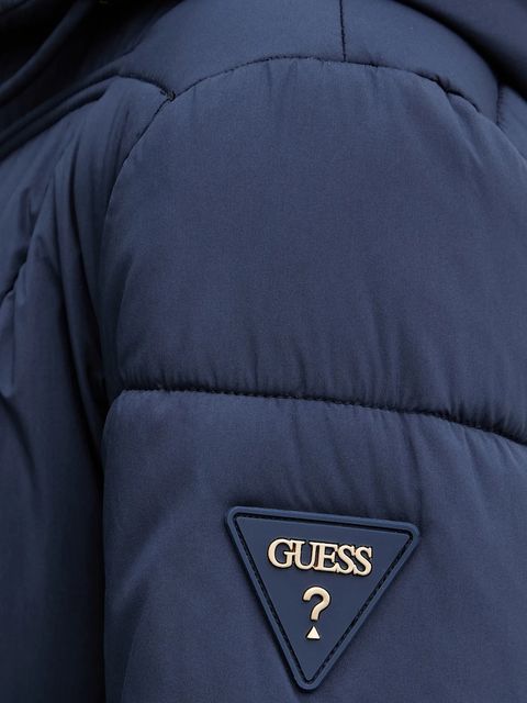 Guess kurtka GLORIA kolor granatowy zimowa W5BLBQ W0712