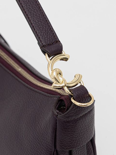 Coccinelle torebka skórzana kolor fioletowy E1 SHA 13 03 01 - zdjęcie produktu nr 2