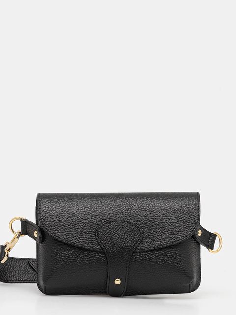 Answear.LAB torebka skórzana kolor czarny - zdjęcie produktu nr 1