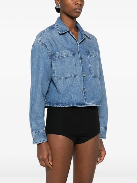 Alexander Wang buttoned pocket shirt - Blue