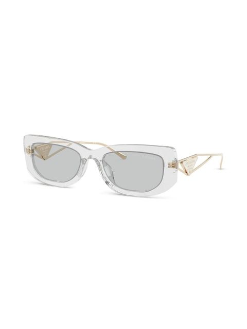 Prada Eyewear triangle-logo sunglasses - Grey - zdjęcie produktu nr 2