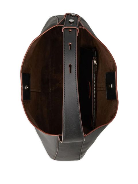 Tod's medium Di leather shoulder bag - Black