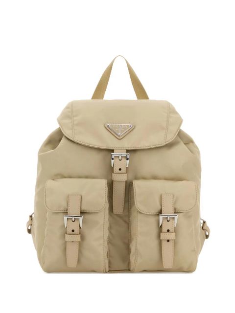 Prada small Re-Edition 1978 flap pocket backpack - Neutrals - zdjęcie produktu nr 1