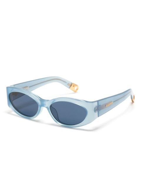 Jacquemus Les Lunettes Ovalo sunglasses - Blue
