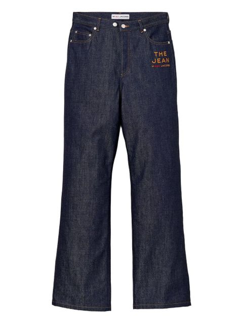 Marc Jacobs The Jean embroidered-logo cotton jeans - Blue - zdjęcie produktu nr 1