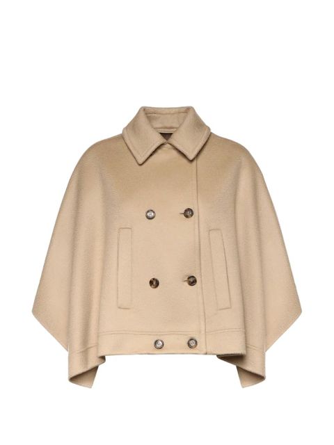 Max Mara double-breasted cape - Neutrals - zdjęcie produktu nr 1