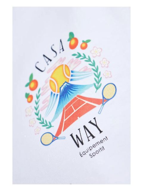 Casablanca Casa Way graphic-print T-shirt - White