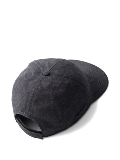 Prada denim baseball cap - Blue - zdjęcie produktu nr 2