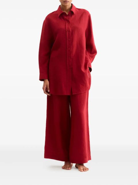 ERES Mignonette long-sleeve button-down shirt - Red - zdjęcie produktu nr 2