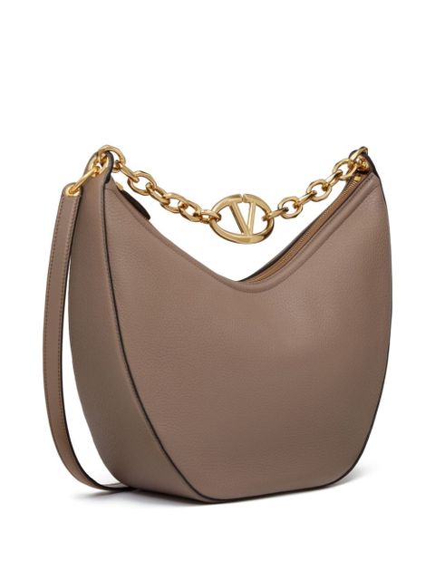 Valentino Garavani medium VLogo Moon shoulder bag - Brown