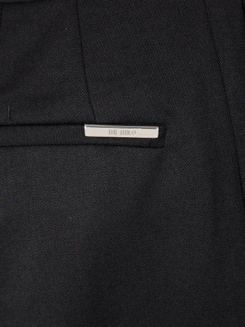 The Attico pleated trousers - Black