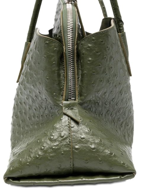 The Attico medium La passeggiata leather tote bag - Green