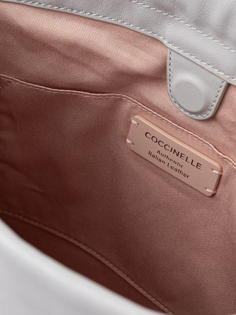 Coccinelle torebka skórzana kolor szary E1 SS5 11 01 01