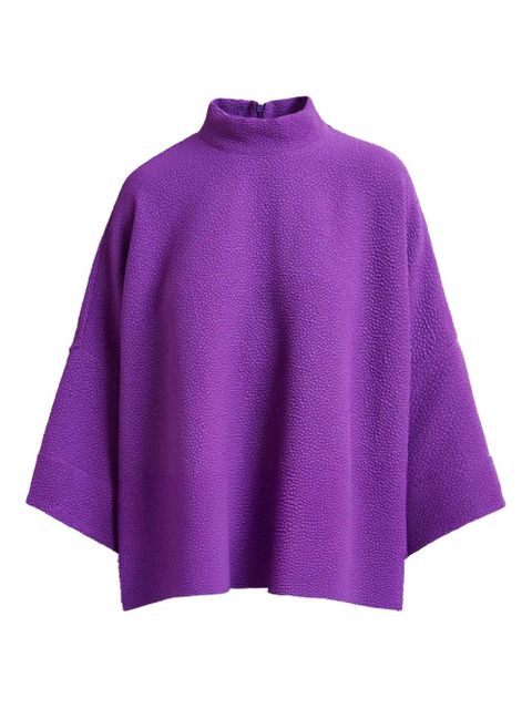 Essentiel Antwerp high-neck blouse - Purple - zdjęcie produktu nr 1