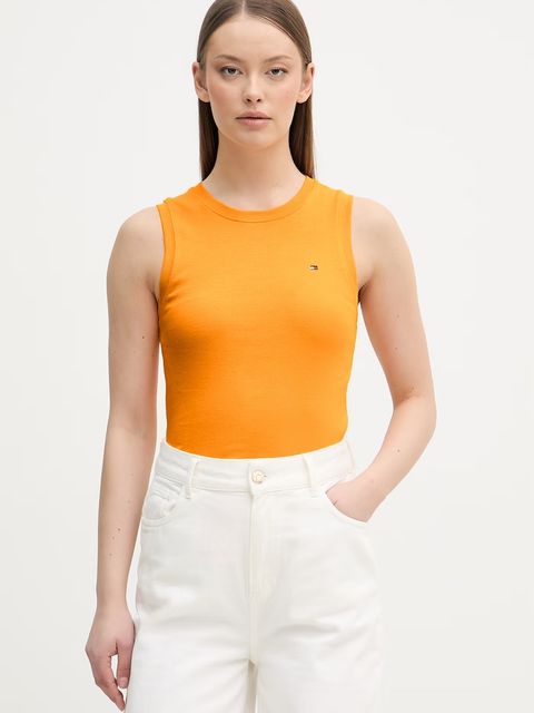 Tommy Hilfiger top damski bawełniany - zdjęcie produktu nr 2