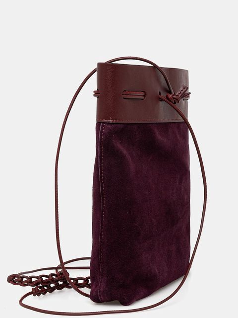 Forte Forte torebka skórzana kolor bordowy 14199.mybag