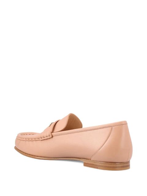 Chloé chain-detail leather loafers - Pink - zdjęcie produktu nr 2