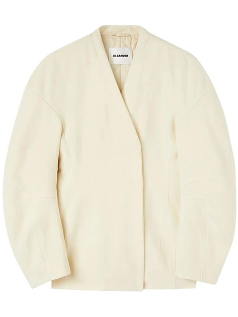 Jil Sander wool-blend jacket - Neutrals - zdjęcie produktu nr 1