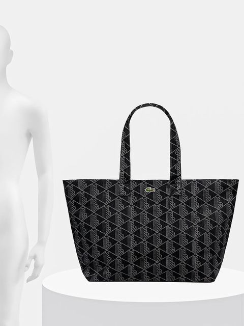 Lacoste torebka bawełniana kolor czarny NU4994PB