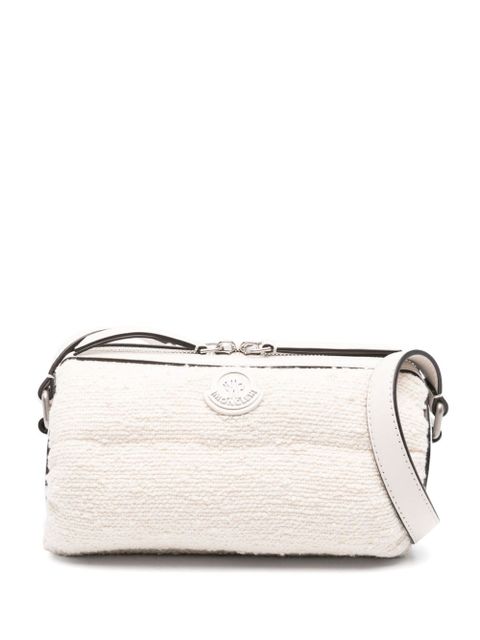Moncler Keoni bouclé cross body bag - White - zdjęcie produktu nr 1