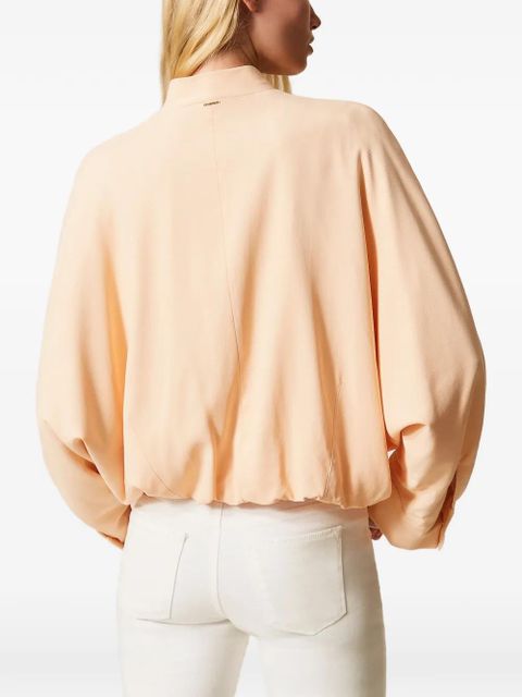TWINSET kimono-sleeve bomber jacket - Neutrals