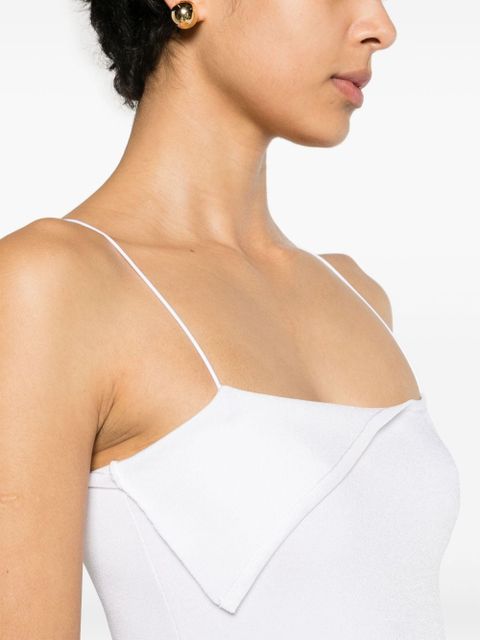 Jacquemus La Mini Robe Aro cocktail dress - White