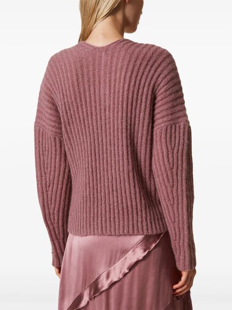 TWINSET ribbed-knit jumper - Pink