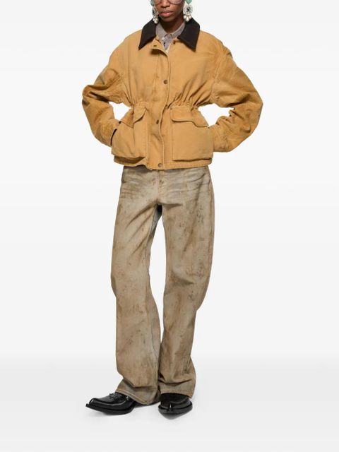 Acne Studios drawstring collar jacket - Neutrals - zdjęcie produktu nr 2