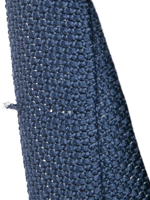 SANDRO pre-owned mesh-sleeves jacket - Blue