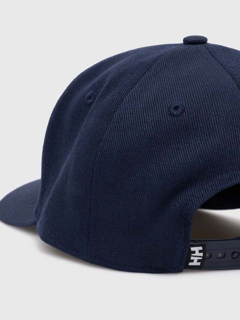 Helly Hansen czapka kolor granatowy z aplikacją 67300-990