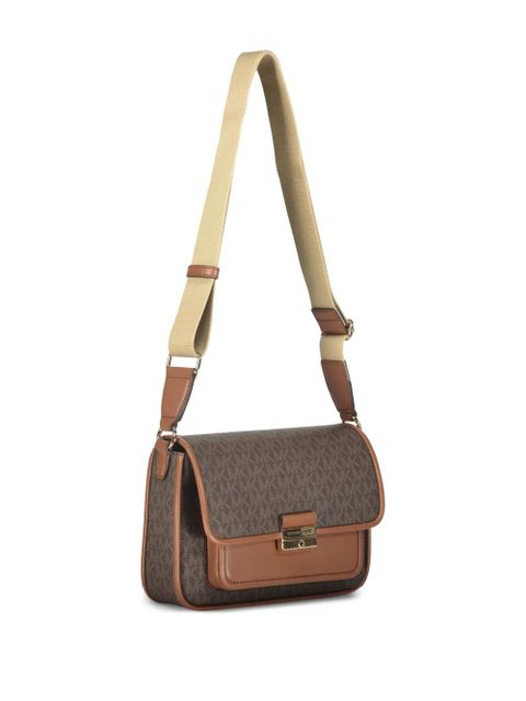 Michael Kors Bradshaw monogram shoulder bag - Brown