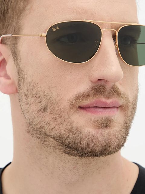 Ray-Ban okulary przeciwsłoneczne kolor złoty 0RB3945