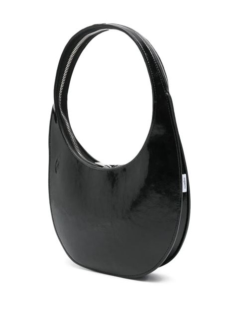 Coperni leather shoulder bag - Black