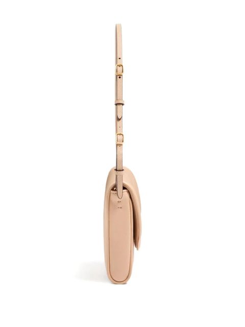 Valentino Garavani small DeVain VLogo shoulder bag - Neutrals