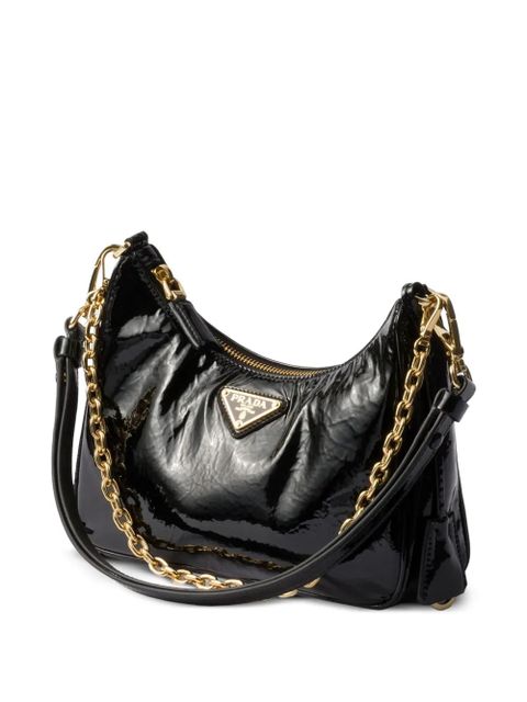 Prada mini Re-Edition shoulder bag - Black