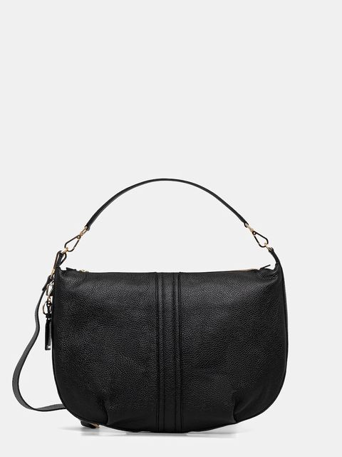 Geox torebka skórzana AURELYI kolor czarny D36KYA 00046 - zdjęcie produktu nr 1