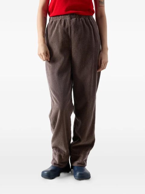 American Vintage Padow corduroy straight cotton trousers - Brown
