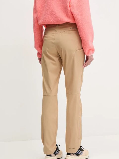 Columbia spodnie outdoorowe Leslie Falls kolor zielony 2087083