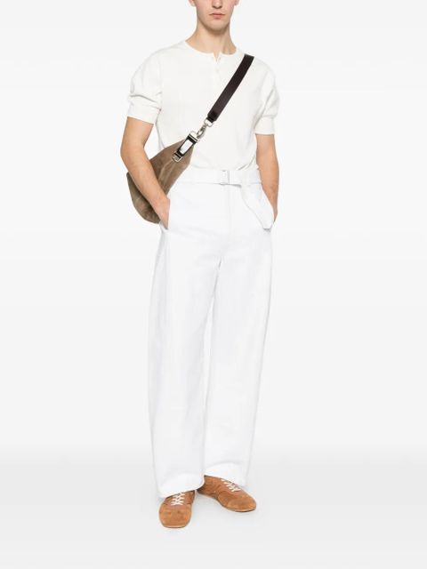 LEMAIRE belted jeans - White - zdjęcie produktu nr 2