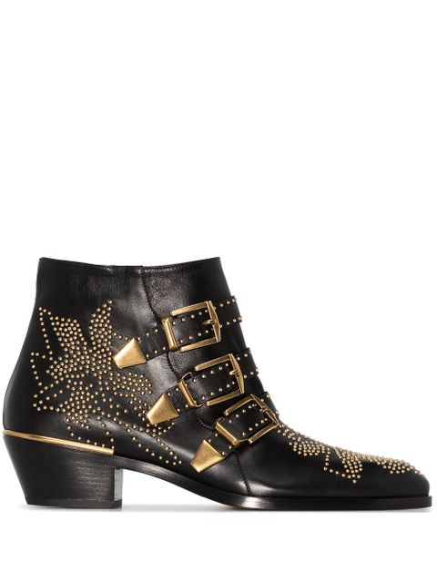 Chloé Susanna 30mm studded ankle boots - Black - zdjęcie produktu nr 2