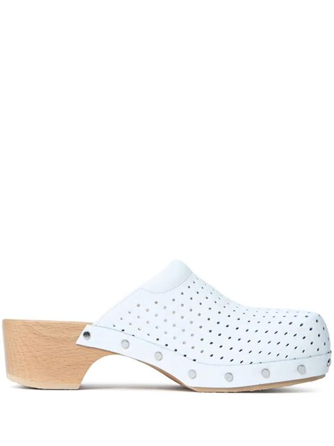 Balenciaga perforated heeled clogs - White - zdjęcie produktu nr 1