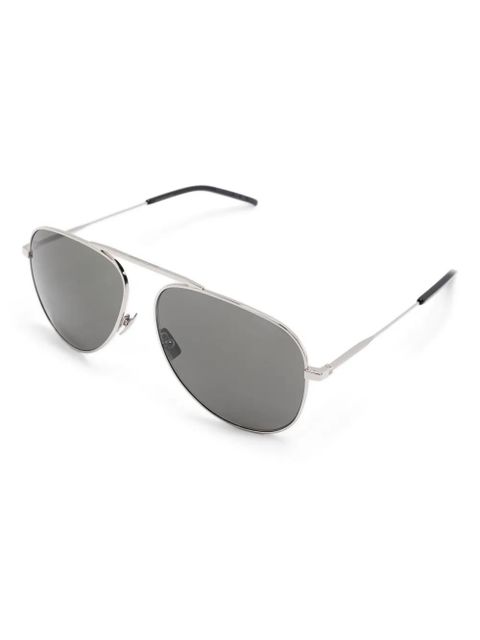 Saint Laurent Eyewear pilot-frame sunglasses - Grey - zdjęcie produktu nr 2
