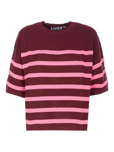 Essentiel Antwerp striped crew-neck T-shirt - Red - zdjęcie produktu nr 1