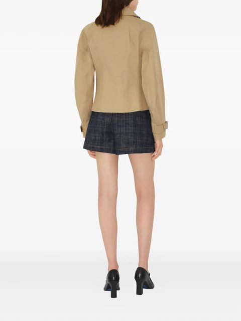 Burberry cropped cotton jacket - Brown