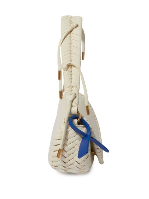 Off-White weaved leather shoulder bag - Neutrals