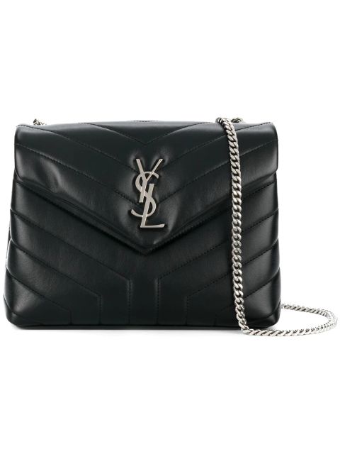 Saint Laurent - small Loulou shoulder bag - women - Calf Leather (top grain) - One Size - Black - zdjęcie produktu nr 1