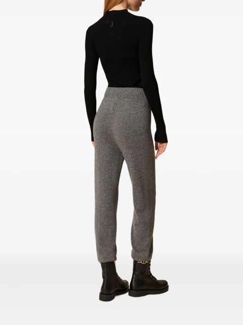 TWINSET knitted drawstring-waist pants - Grey